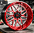 Roda Hostile Sprocket H108 22x12 8x165.1 -44mm Vermelho - Imagem 3