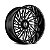Roda Hostile Syclone  H131  20x10   8x165.1  -19mm  Preto Fresado - Imagem 1
