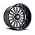 Roda Hostile Titan H127  20x9  6x139.7  0mm  Preto Fresado - Imagem 1