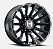 Roda Hostile Typhoon H123 20x10 6x139.7 -19mm Preto Brilhante - Imagem 1