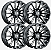 Roda Hostile Typhoon H123 20x10 6x139.7 -19mm Preto Brilhante - Imagem 3
