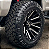 Roda Hostile Typhoon H123 20x10 6x139.7 -19mm Preto Brilhante - Imagem 5