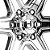 Roda Hostile Venon  H117  20x12  6x139.7  -44mm  Cromado - Imagem 2