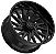 Roda Tis 547B 18x9 8x165.1 0mm Preto Fosco - Imagem 2