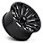 Roda Fuel Blitz  D673  20x9  8x165.1  +20mm  Preto Brilhante Fresado - Imagem 3