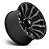 Roda Fuel Blitz  D674  20x12  6x139.7  -44mm Preto Fosco Usinada - Imagem 3