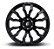 Roda Fuel Blitz D673  20x10  6x139.7  +1mm  Preto Brilhante Fresado - Imagem 2