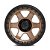 Roda Fuel Block D751  18x9 6x139.7  +20mm  Bronze c/ Borda Preto Fosco - Imagem 3