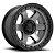 Roda Fuel Block D752  17x9  6x139.7  +1mm Cinza Borda Preta - Imagem 1