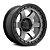 Roda Fuel Block D752 17x9 6x139.7 +1mm Grafite Centro Preto - Imagem 1