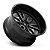 Roda Fuel Clash  D761  18x9  6x139.7  +1mm  Preto Brilhante Fresado - Imagem 2