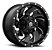 Roda Fuel Cleaver  D574  18x9  6x135/6x139.7  -12mm  Preto Brilhante Fresado - Imagem 1