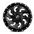 Roda Fuel Cleaver D574  20x9  5x114/5x127 +1mm  Preto Brilhante Fresado - Imagem 3