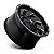 Roda Fuel Cleaver D574  20x9  8x165.1  +1mm Preto Brilhante Fresado - Imagem 2