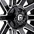 Roda Fuel Contra D615  20x9  8x165.1  +20mm  Preto Brilhante Fresado - Imagem 5