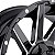 Roda Fuel Contra D616  20x09  8x165.1   +20mm  Preto Fosco Fresado - Imagem 4