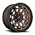 Roda Fuel Covert D696 17x9 8x165,1 +1mm  Bronze c/ Preta - Imagem 1