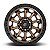 Roda Fuel Covert D696 17x9 8x165,1 +1mm  Bronze c/ Preta - Imagem 3