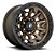 Roda Fuel Covert D696 20x09 8x165.1 +1mm Bronze c/ Borda Preta - Imagem 3