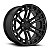 Roda Fuel Heater D718 18x9 6x139.7 +1mm  Preto Fosco - Imagem 1