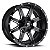 Roda Fuel Maverick  D610  20x09  8x165.1 +1mm  Preto Brilhante Fresado - Imagem 1