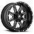 Roda Fuel Maverick D538 22x10 8x165.1 +10mm Preto Fosco Borda Fresada - Imagem 1