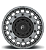 Roda Fuel Militia D726  20x10 8x165.1  -18mm   Grafite c/ Preto Fosco - Imagem 2