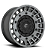 Roda Fuel Militia D726  20x10 8x165.1  -18mm   Grafite c/ Preto Fosco - Imagem 1