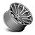 Roda Fuel Rage D713 20x9 6x135/6x139.7  +1mm  Cinza - Imagem 2