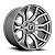 Roda Fuel Rage D713 20x9 6x135/6x139.7  +1mm  Cinza - Imagem 1