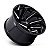 Roda Fuel Reaction D753 22x10 6x135/6x139.7  -18mm  Preto Brilhante Frisado - Imagem 2