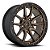 Roda Fuel Rebel 20x09 5x139.7 +1mm Bronze c/ Borda Preta - Imagem 1