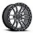 Roda Fuel Rebel D680 20x10 8x170 -18mm Grafite Borda Preta - Imagem 1