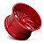 Roda Fuel Runner D742 22x10 6x139.7 -18mm Vermelho - Imagem 2