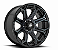 Roda Fuel Siege D704 18x9 6x139.7 -12mm  Preto Brilhante Fresado - Imagem 1