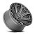 Roda Fuel Siege D705 20x9 8x165.1 +20mm   Cinza - Imagem 2