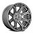 Roda Fuel Siege D705 20x9 8x165.1 +20mm   Cinza - Imagem 1