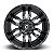 Roda Fuel Sledge D595 22x9.5 6x135/6x139.7 +19mm  Preto Brilhante Fresado - Imagem 3