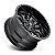 Roda Fuel Sledge D595 22x9.5 6x135/6x139.7 +19mm  Preto Brilhante Fresado - Imagem 2
