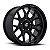 Roda Fuel Tech D670 18x9 6x139.7 -12mm  Preto Fosco - Imagem 1