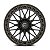 Roda Fuel Trigger D759 20x9 6x139.7 +1mm  Preto Fosco  Bronze Fresado - Imagem 3