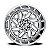 Roda Fuel Triton D609 26x12 8x165.1  -44mm  Cromado - Imagem 2