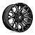 Roda Fuel Twitch D769 20x9 8x165.1 +1mm  Preto Brilhante Fresado - Imagem 1