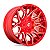Roda Fuel Twitch D771 20x9 6x135/6x139.7 +1mm  Vermelho Brilhante Fresado - Imagem 1