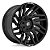Roda Fuel Typhoon D776 20x9  8x165.1  +1mm Preto Brilhante - Imagem 1