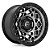 Roda Fuel Unit Fake Beadlock D784  17x9  5x127  -12mm  Cinza Borda Preta - Imagem 3