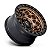 Roda Fuel Unit Fake Beadlock D785  17x9  6x139.7  +1mm  Bronze Borda Preta - Imagem 2