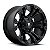 Roda Fuel Vapor D560  18x9  8x165,1  +20mm  Preto Fosco - Imagem 1