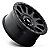 Roda Fuel Vector D579 18x09 8x170 +1mm  Preto Fosco - Imagem 3