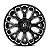 Roda Fuel Warrior D623  20x9 6x135/6x139.7 +1mm  Preto Brilhante Fresado - Imagem 3